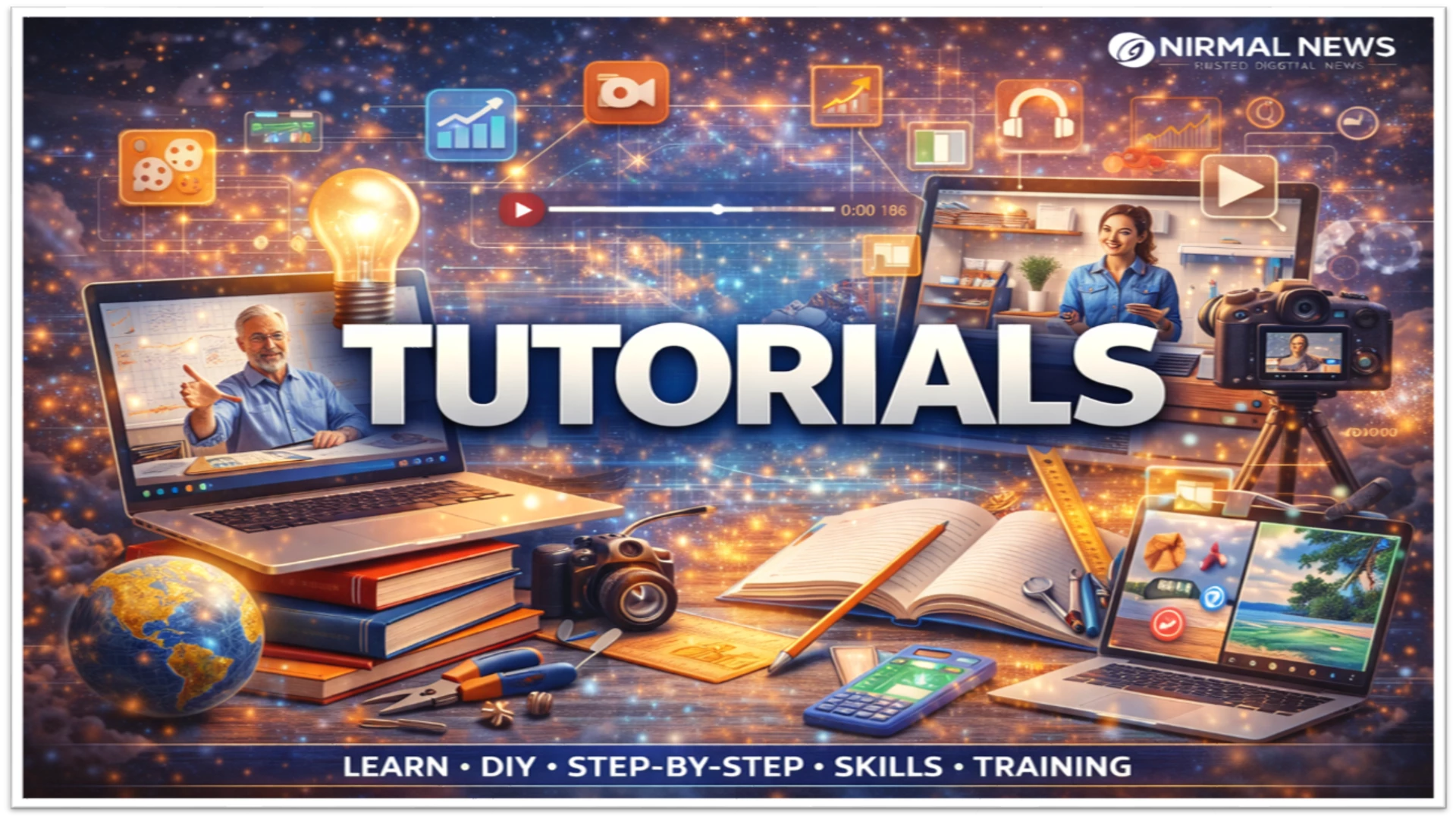Tutorials & How-To Guides – Learn Skills Online | Nirmal News