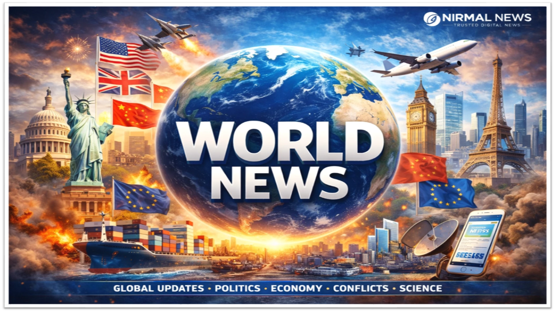World News – Global Headlines & International Affairs | Nirmal News